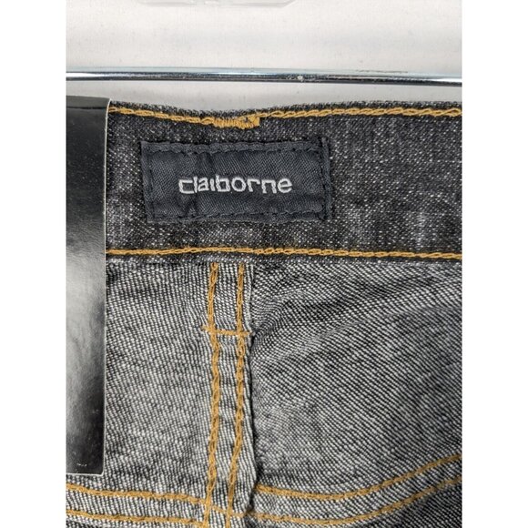 Claiborne R-Essentials Castro Charcoal Jeans Mens 30x30 Regular Fit Denim NWT - Picture 9 of 12